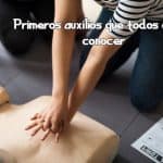 Primeros auxilios que todos deben conocer