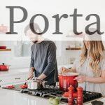 pareja cocinando