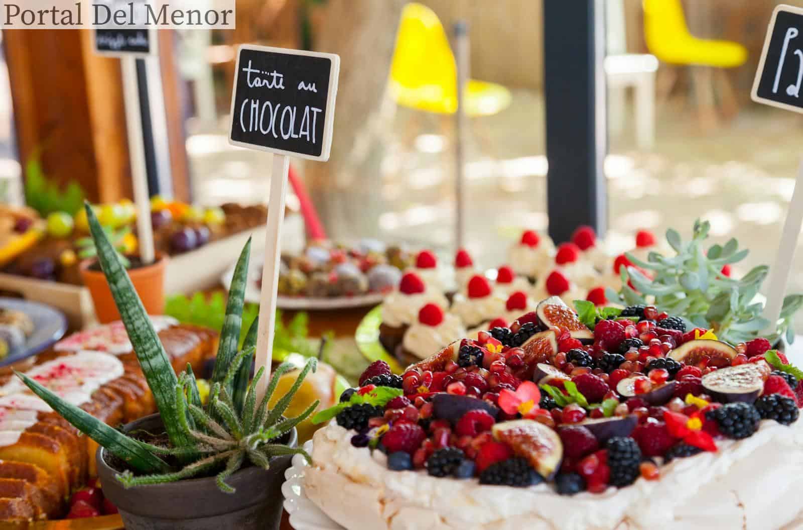 Dessert Table Packed with Fruity Sweets