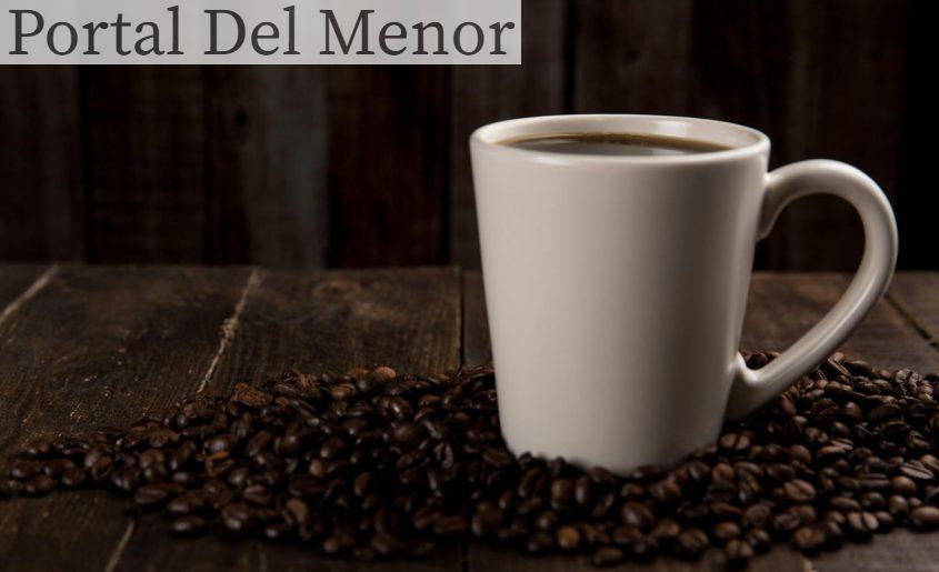 Coffee Mug Surrounded With Coffee Beans